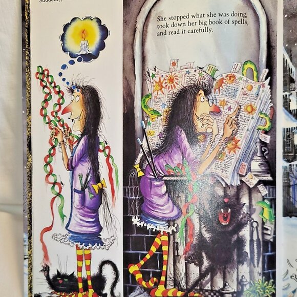 Winnie in Winter Korky Paul Valerie Thomas Award Win Series Witch /Cat HC book - Picture 8 of 10